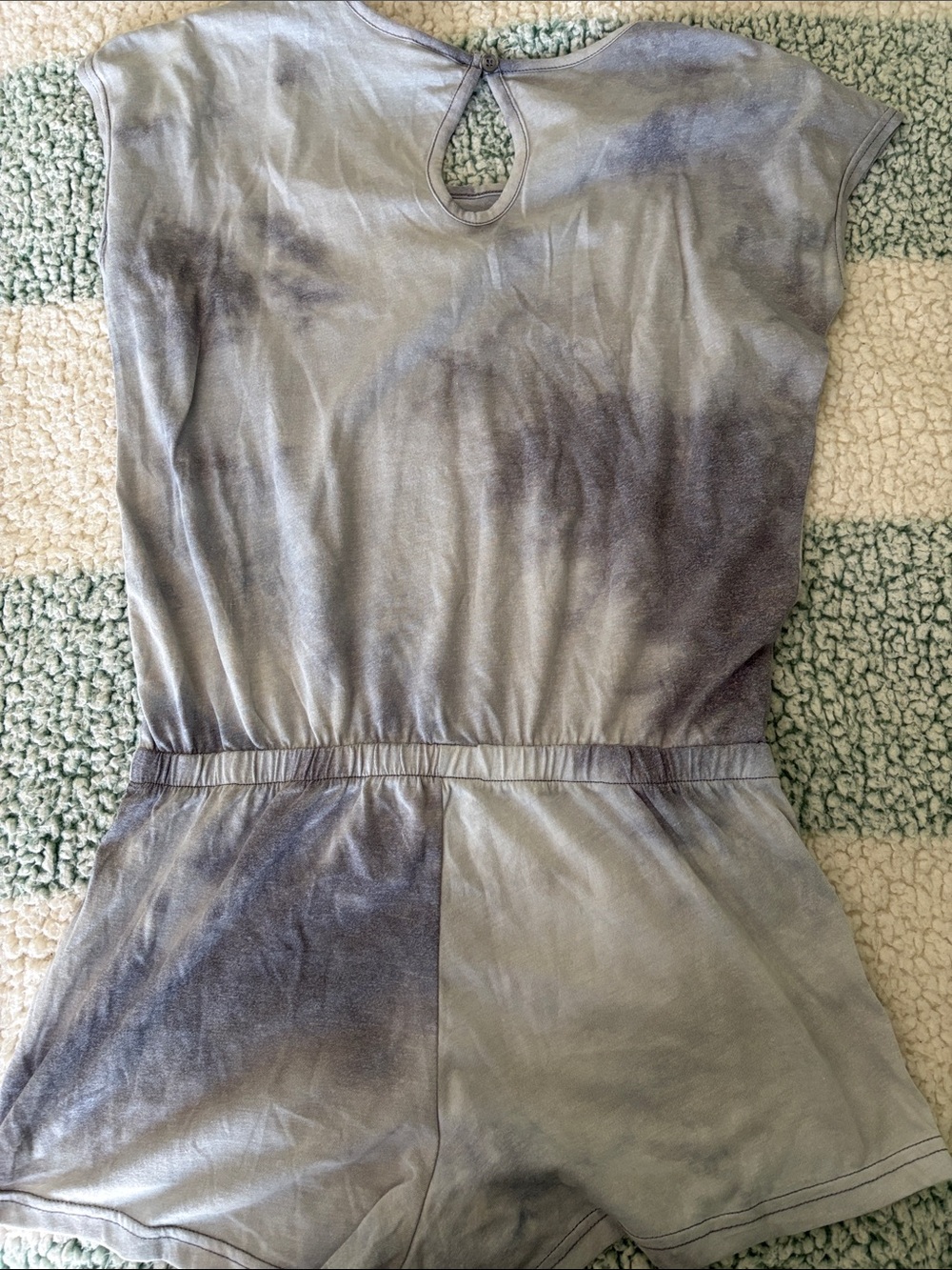 Cal Script Logo Metallic Silver Romper - Picture 5 of 5